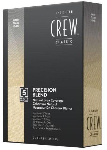 American Crew Precision Blend Natural Grey Coverage 7-8 light (3 x 40ml)