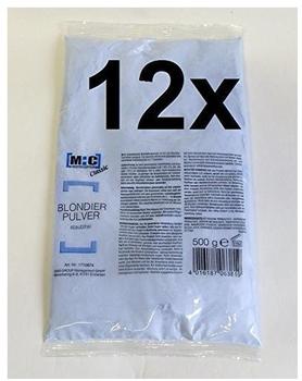 comair 12er Set: M:c Refill - Staubfreies Blondierpulver 500 Gramm
