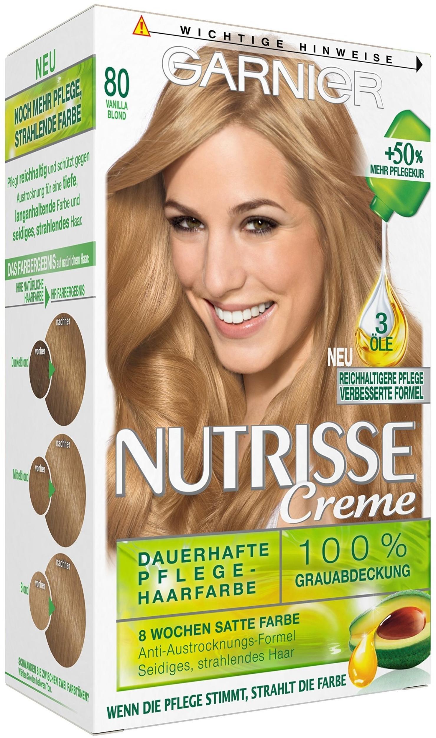 Garnier Nutrisse Creme 80 Vanille Blond Test TOP Angebote ab 4,45 € (August  2023)