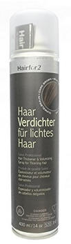 Hairfor2 HaarVerdichter für lichtes Haar - Dunkelbraun (400ml)
