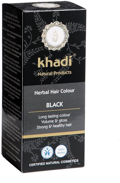 Khadi Pflanzenhaarfarbe schwarz (100 g)