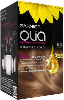 Garnier Olia Permanente Haarfarbe 8.13 Sand Blonde - Packung mit 2