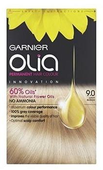 Garnier Olia Permanente Haarfarbe Hellblond 9,0 - Packung mit 2