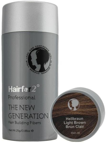 Hairfor2 The New Generation Hair Building Fibers Light Brown (25g)