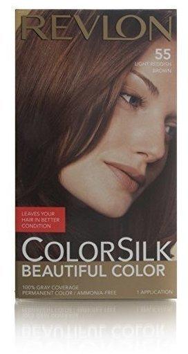 Revlon ColorSilk 55 light reddish brown