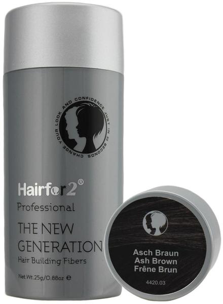Hairfor2 The New Generation Hair Building Fibers Ash Brown (25g)