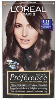 L'Or&eacute;al R&eacute;cital Pr&eacute;f&eacute;rence 5.21 Intensives K&uuml;hles Hellbraun