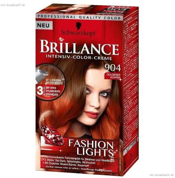 Schwarzkopf Briliance Fashion Lights 904 goldenes kupfer 143 ml