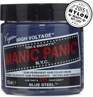 Manic Panic Semi-Permanent Hair Color Cream - Blue Steel (118ml)