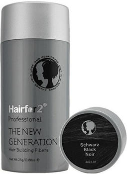 Hairfor2 The New Generation Hair Building Fibers Black (25g)