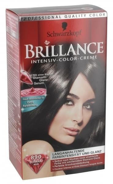 Schwarzkopf Brillance Intensiv-Color-Creme 890 schwarz 143 ml