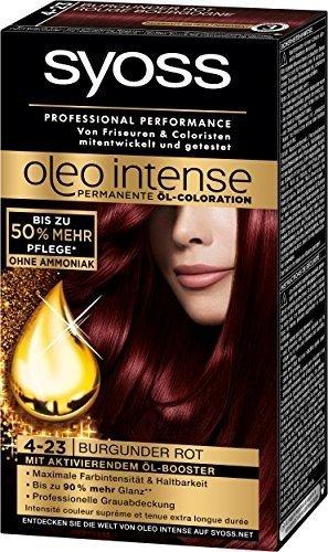 syoss Oleo Intense Intensiv-Öl-Coloration 4-23 Burgunder Rot