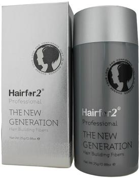 Hairfor2 The New Generation Hair Building Fibers Medium Brown (25g)