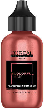 L'Oréal #Colorfulhair Flash Pro Hair Make-Up - Dancing Pink (60 ml)