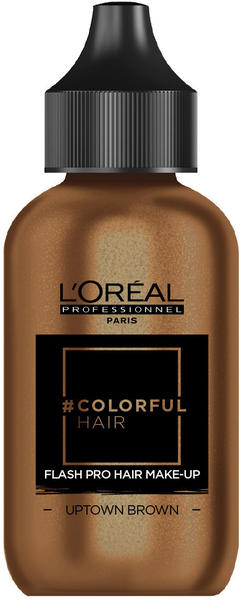 L'Oréal #Colorfulhair Flash Pro Hair Make-Up - Uptown Brown (60 ml)