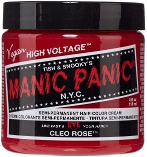 Manic Panic Semi-Permanent Hair Color Cream - Cleo Rose (118ml)