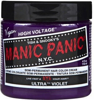 Manic Panic Semi-Permanent Hair Color Cream - Ultra Violet (118ml)