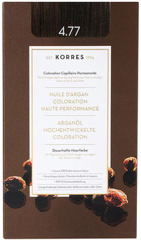 Korres Arganöl hochentwickelte Coloration (145 ml) 4.77 dunkle Schokolade