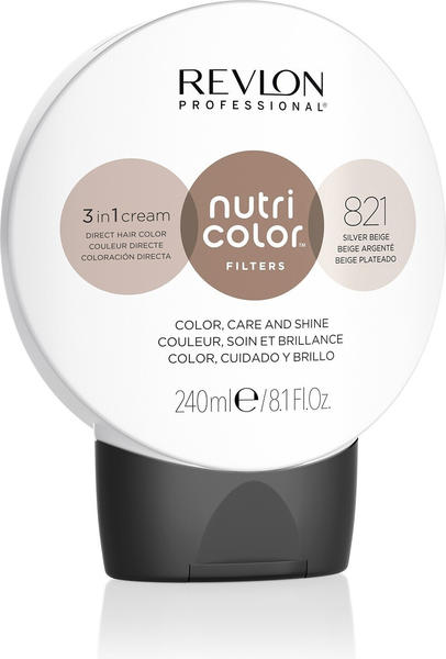 Revlon Professional Nutri Color Filters 3 in 1 Cream 821 Silver Beige (240 ml)