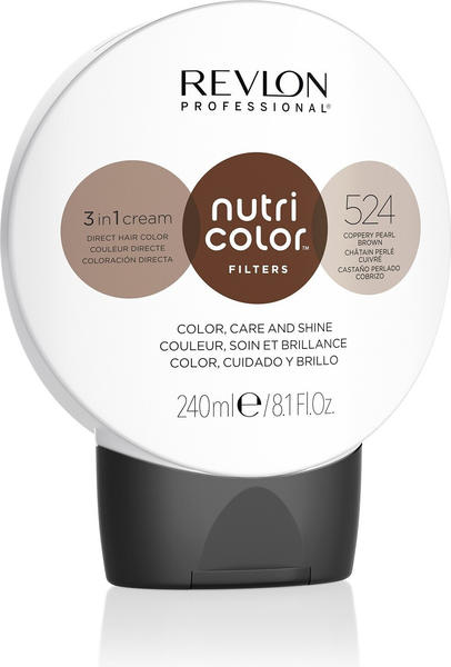 Revlon Professional Brands Revlon Professional Nutri Color Filters 3 in 1 Cream 524 Coppery Pearl Brown (240 ml)
