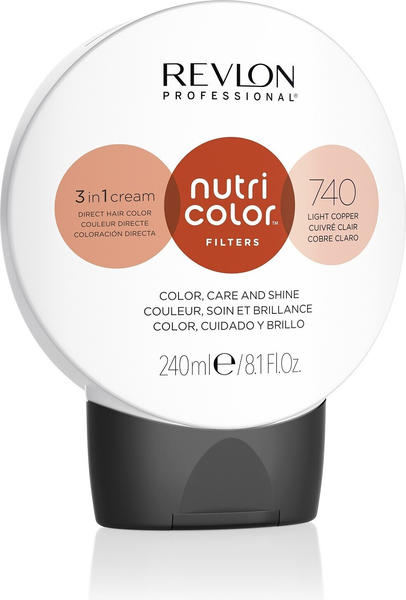 Revlon Professional Nutri Color Filters 3 in 1 Cream 740 Light Copper (240 ml)