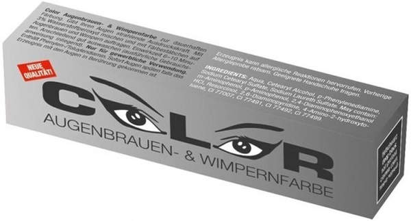 Comair Color Augenbrauen- & Wimpernfarbe (15 ml) - tiefschwarz