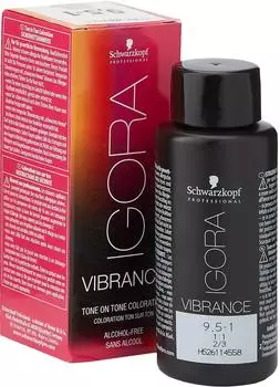 Schwarzkopf Igora Vibrance Tone in Tone Coloration (60ml) 9,5-1 Cendre Toner