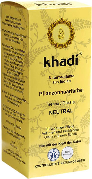 Khadi Pflanzenhaarfarbe Senna/Cassia (Neutrales Henna) (100g)