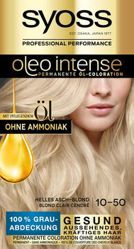 syoss Oleo Intense Öl-Coloration 10-50 Helles Asch-Blond Smoky Blondes