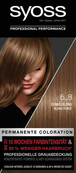 syoss Classic Permanente Coloration 6-8 Dunkelblond