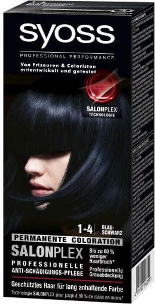 syoss Classic Permanente Coloration 1-4 Blauschwarz