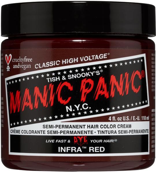Manic Panic Semi-Permanent Hair Color Cream - Infra Red (118ml)