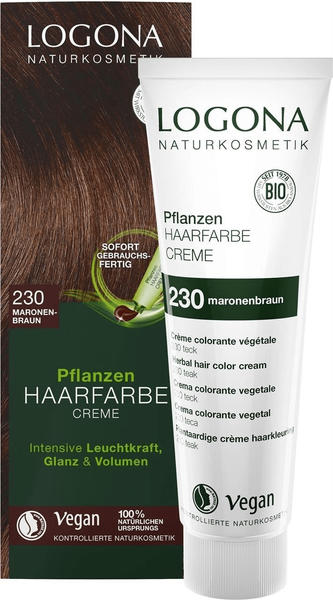 Logona Pflanzen Haarfarbe Creme 230 maronenbraun (150ml)