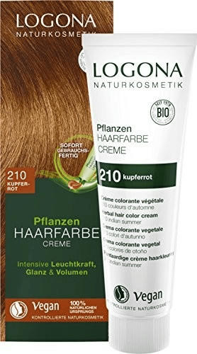 Logona Pflanzen Haarfarbe Creme 210 kupferrot (150ml)