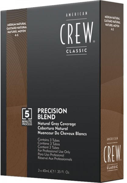 American Crew Precision Blend Natural Grey Coverage medium natural (3 x 40ml)