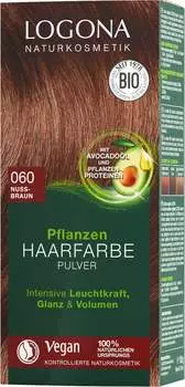Logona Pflanzenhaarfarbe nussbraun (100g)