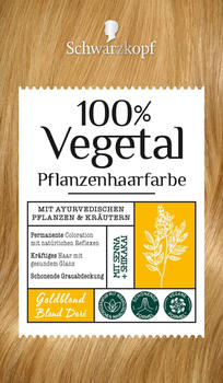 Schwarzkopf 100% Vegetal Pflanzenhaarfarbe Goldblond