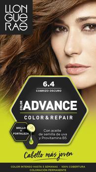 Llongueras Color Advance Hair Colour 6.4 Dunkles Kupfer (125ml)