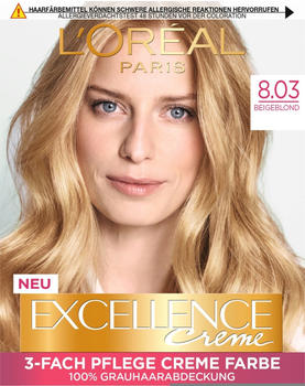 Loreal L'Oréal Excellence Crème 8.03 Helles Beige Blonde
