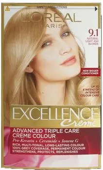 L'Or&eacute;al Excellence Cr&egrave;me 9.1 Helles Asch-Blond