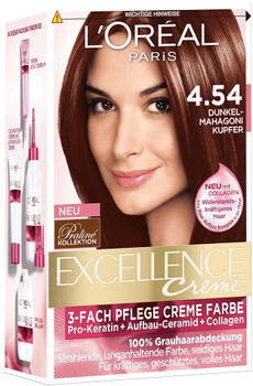 L'Oréal Excellence Crème 4.54 Dunkles Mahagoni-Kupfer