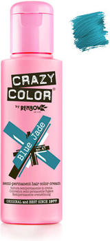 Crazy Color Semi-Permanent Hair Color Cream (100 ml) Blue Jade
