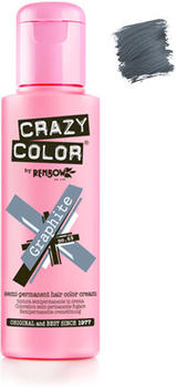 Crazy Color Semi-Permanent Hair Color Cream (100 ml) Graphite