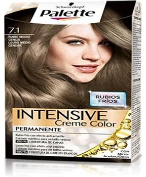 Schwarzkopf Palette Intensive Color Creme Permanente (118 g) 7.1 aschblond medium