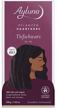 Ayluna Pflanzenhaarfarbe tiefschwarz (100g) Ayluna Pflanzenhaarfarbe tiefschwarz (100g)