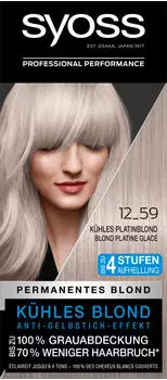 syoss Blond Cool Blonds 12_59 K&uuml;hles Platinblond