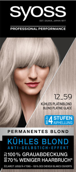 syoss Blond Cool Blonds 12_59 Kühles Platinblond
