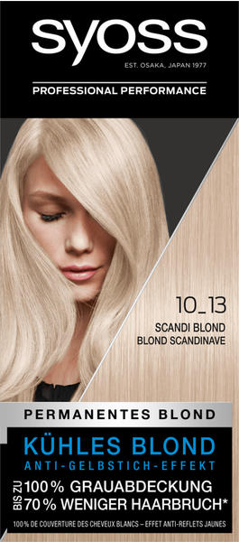 syoss Classic Permanente Coloration 10-13 Scandi Blond