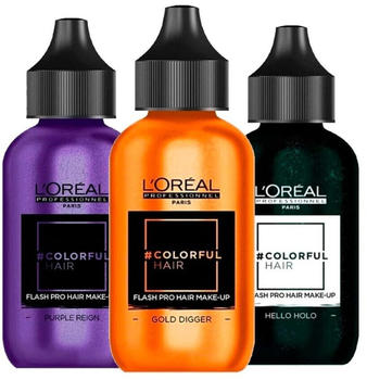 L'Oréal #Colorfulhair Flash Pro Hair Make-Up - Purple Reign (60 ml)