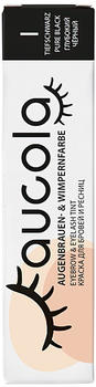 aucola Augenbrauen- & Wimpernfarbe 1 tiefschwarz (15 ml)